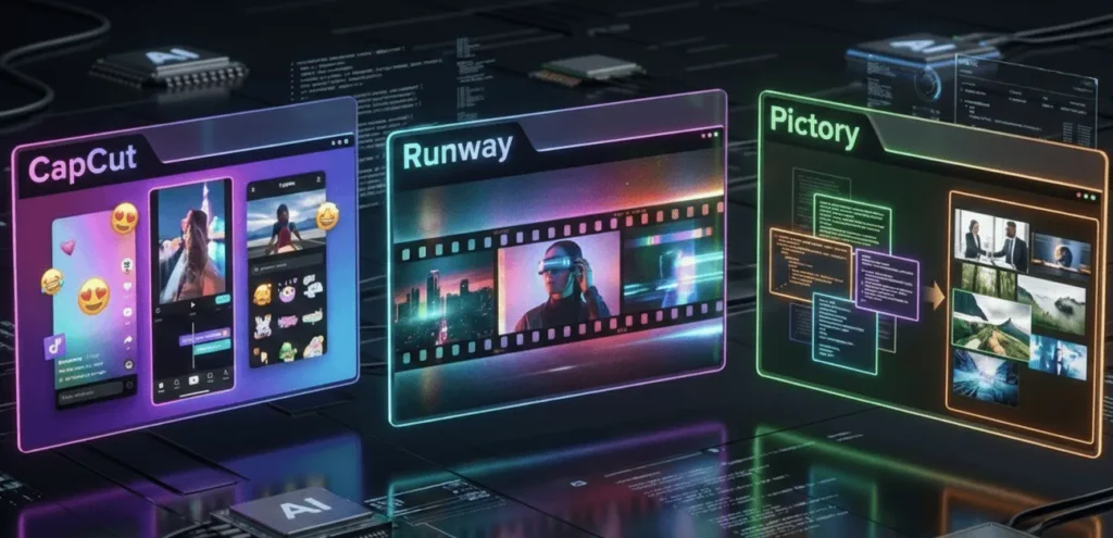 CapCut vs Runway vs Pictory Which AI Video Tool Is Best for Creators